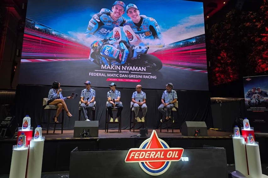 Alex Marquez dan Fermin Aldeguer Sambut Penggemar di Jakarta Bareng Federal Oil