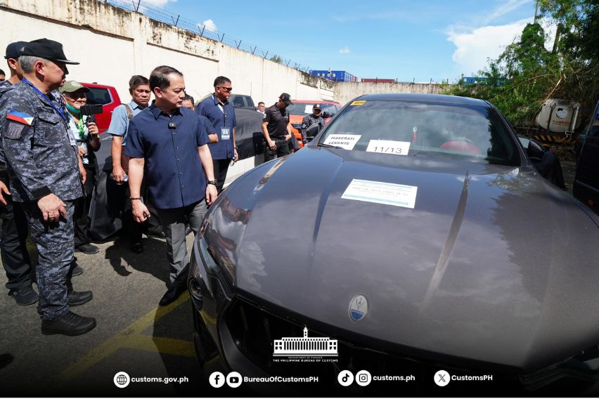 BOC officially seizes 13 vehicles under Discayas