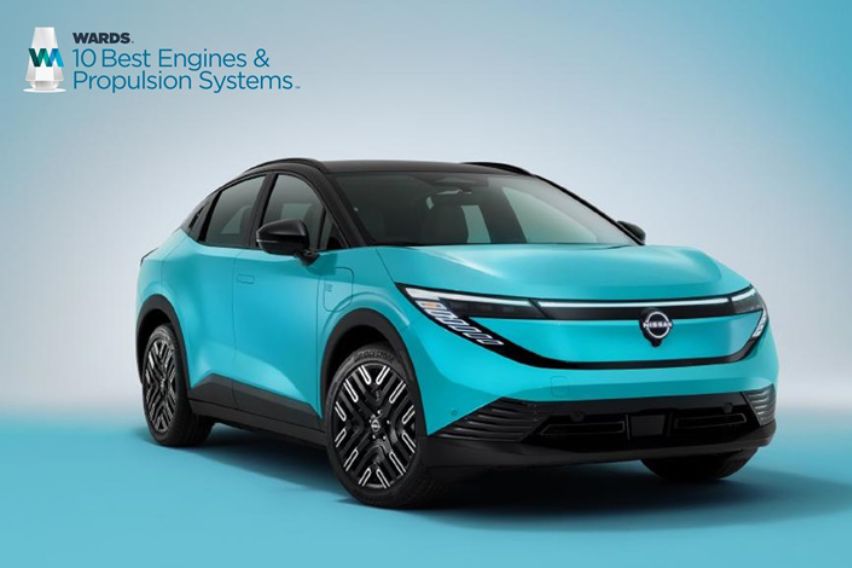 Next-gen Nissan Leaf gains Wards accolade for powertrain design