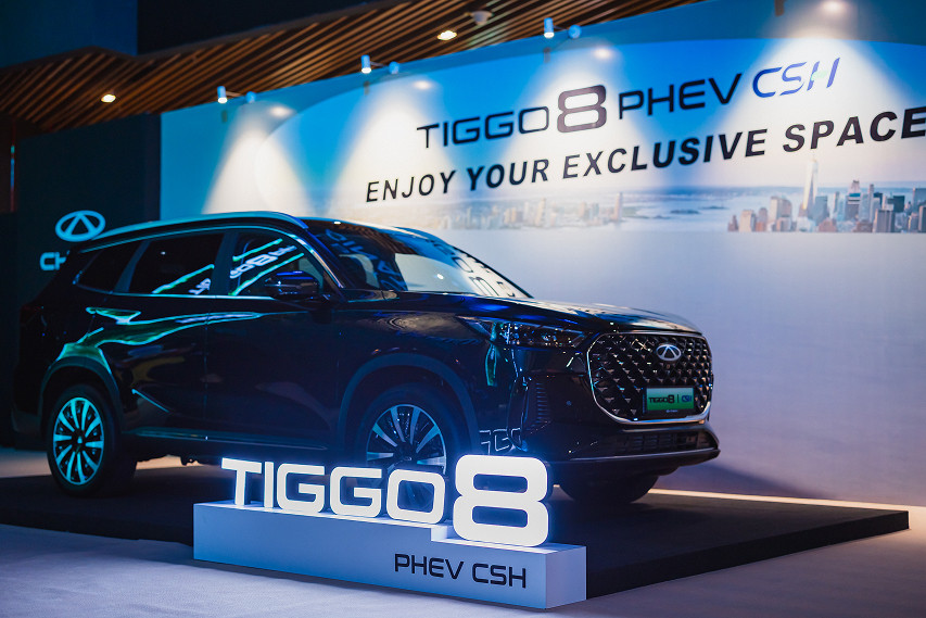 Chery Tiggo 8 PHEV exterior view
