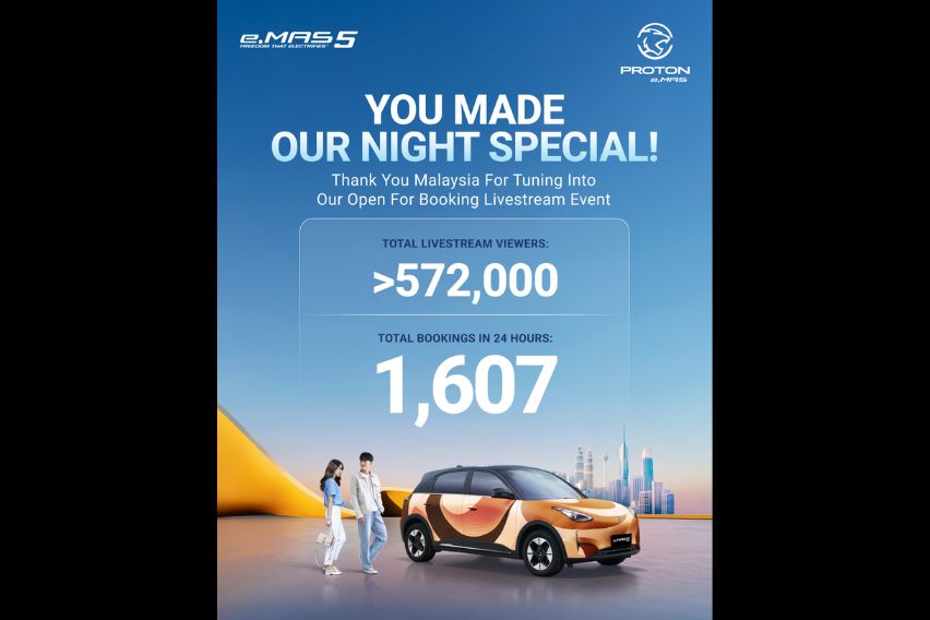 Proton e.MAS 5 bookings