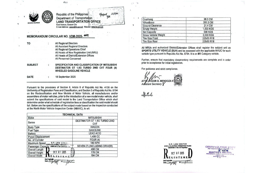 Mitsubishi Destinator