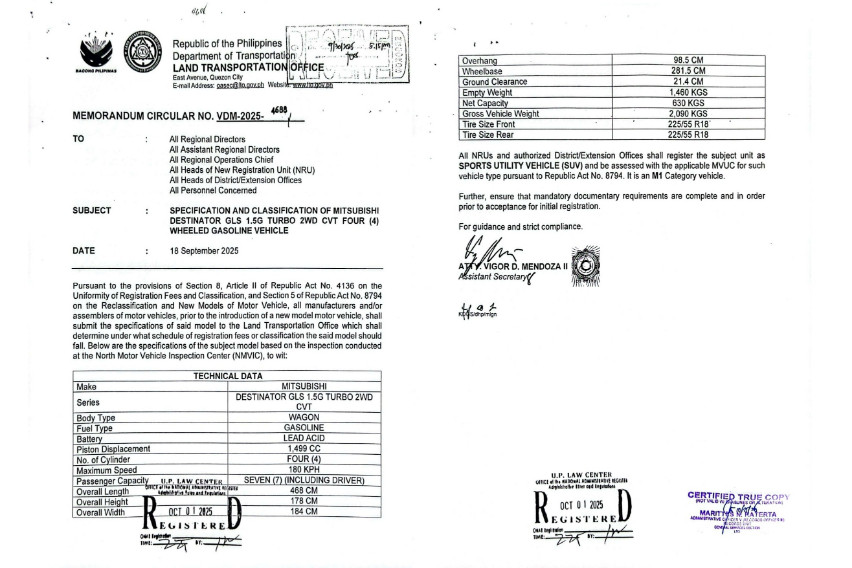 Mitsubishi Destinator