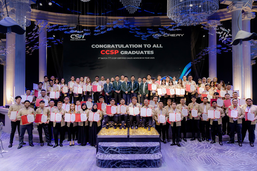 Chery Malaysia celebrates sales advisors’ excellence milestone