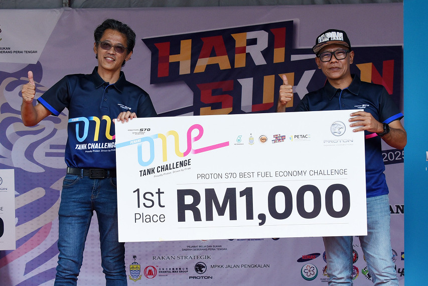 Proton S70 one tank challenge winners
