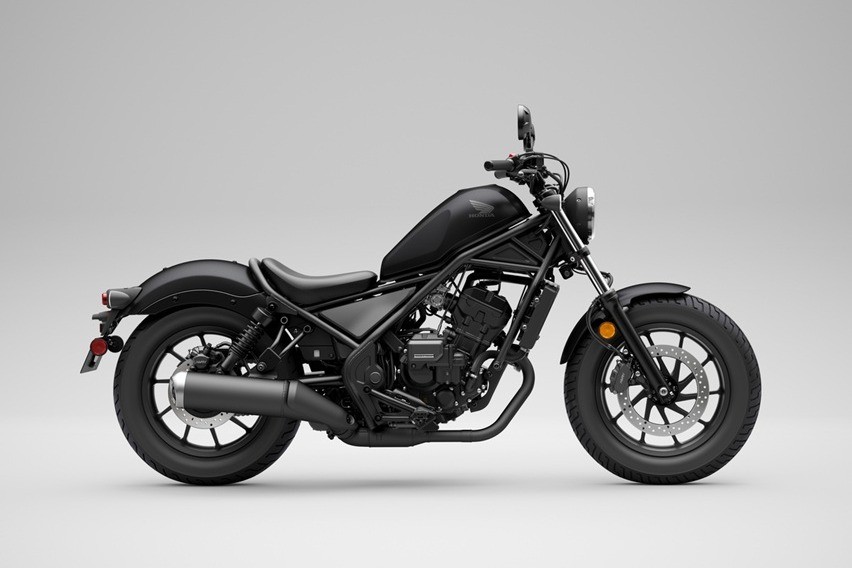 2026 Honda Rebel 300 E-Clutch_Matte Black Metallic