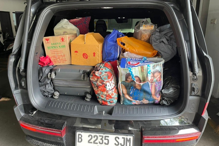 Bagasi Hyundai Santa Fe Hybrid