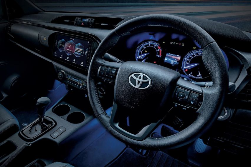 Toyota Hilux interior dashboard