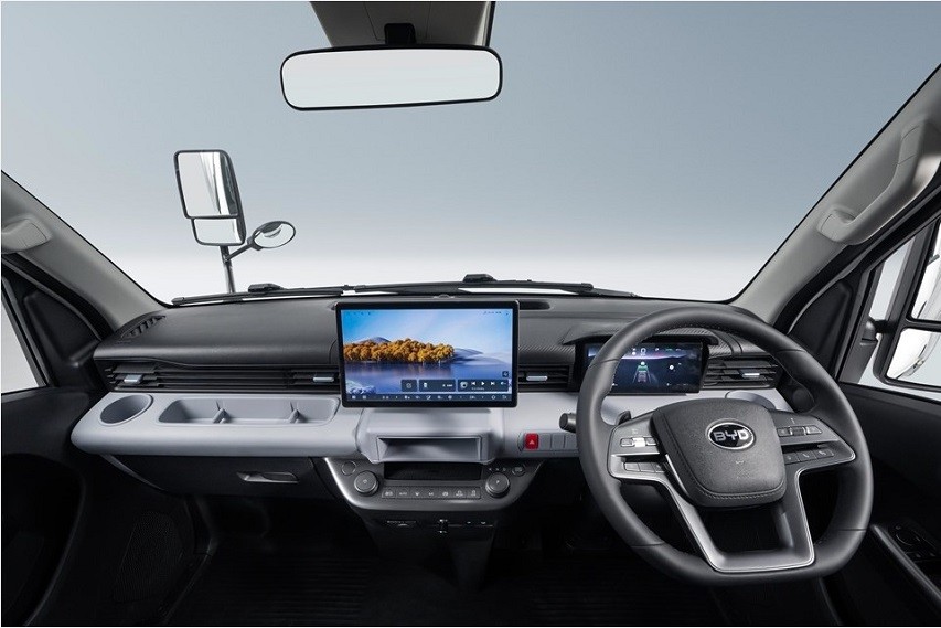 Interior T3 truk listrik BYD
