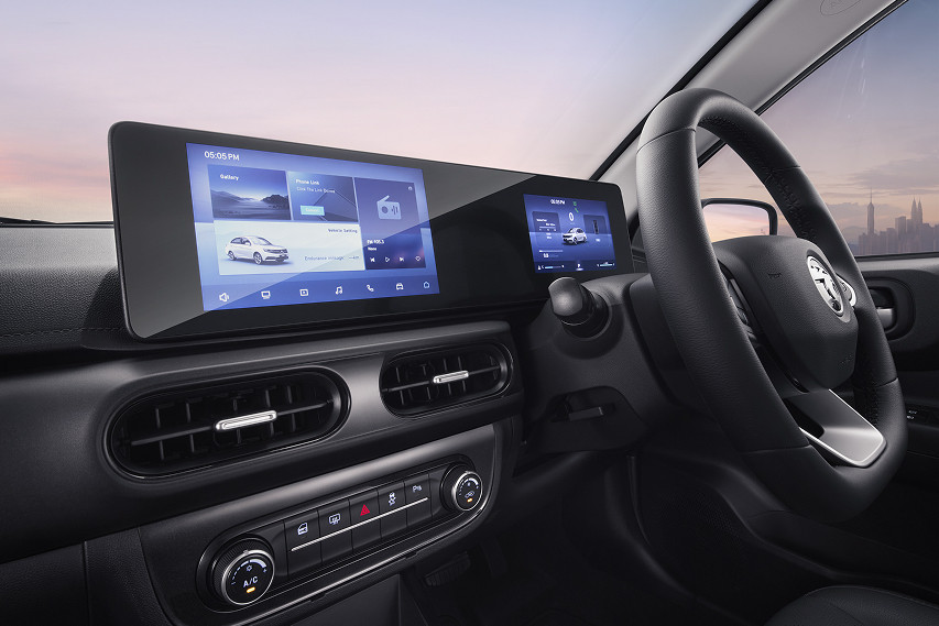 2025 all new Proton Saga infotainment system view