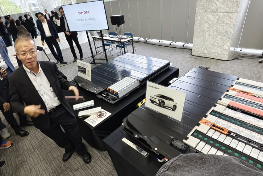 Toyota next gen ev battery view