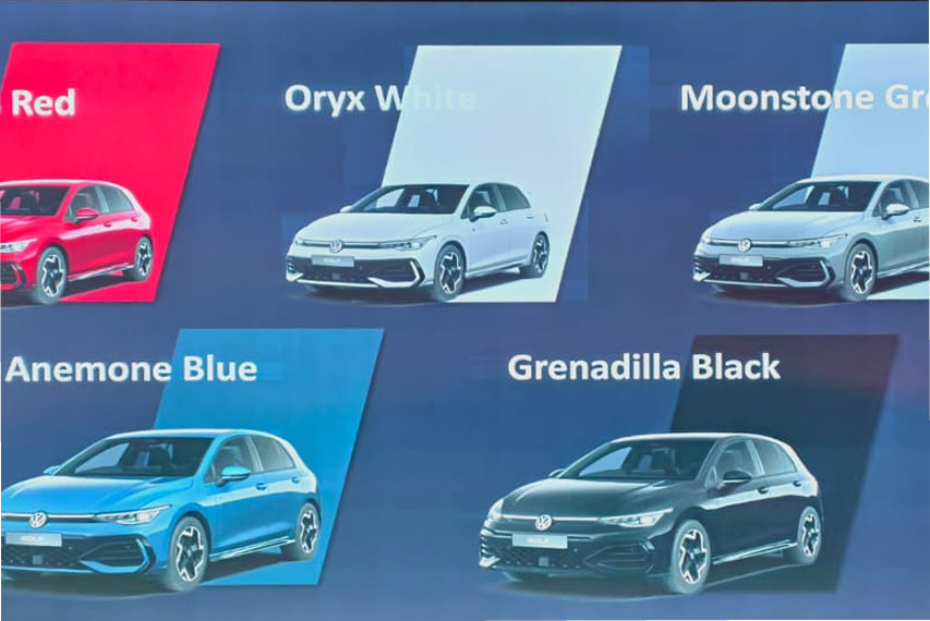 Volkswagen Golf GTI colours Malaysia