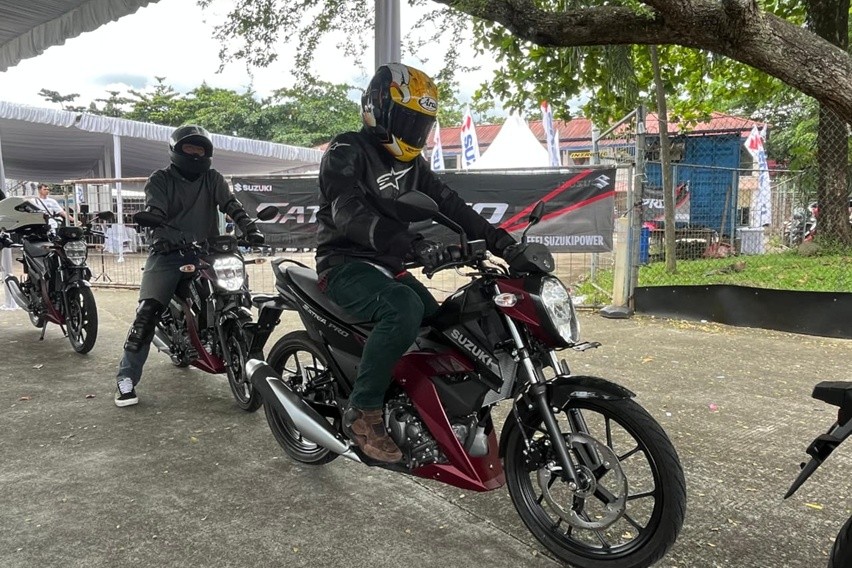 First Ride Suzuki Satria PRO