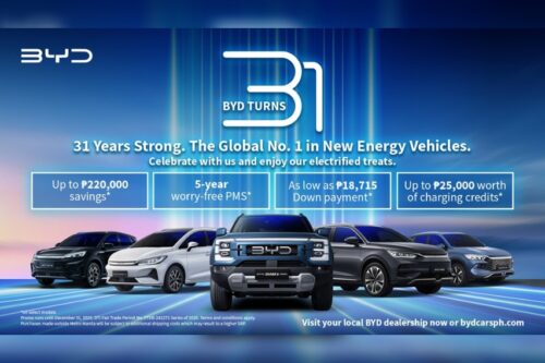 BYD marks 31st anniversary with treats to PH customers