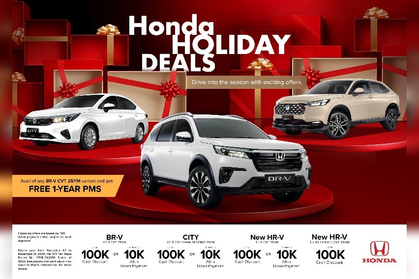 Honda Cars PH rolls out 5 tempting offers this Nov. 