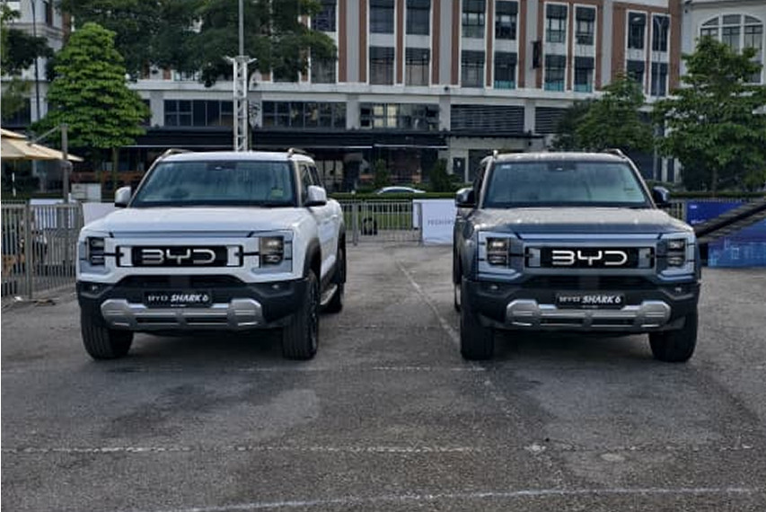 BYD Shark front view Malaysia