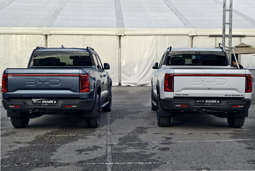 BYD Shark rear view Malaysia