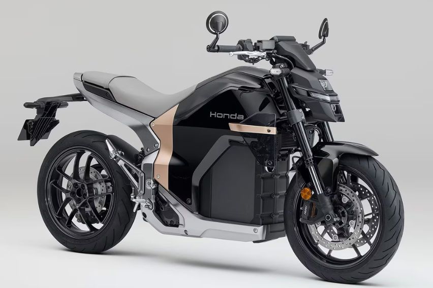 This is Honda’s first-ever electric motorcycle, the WN7