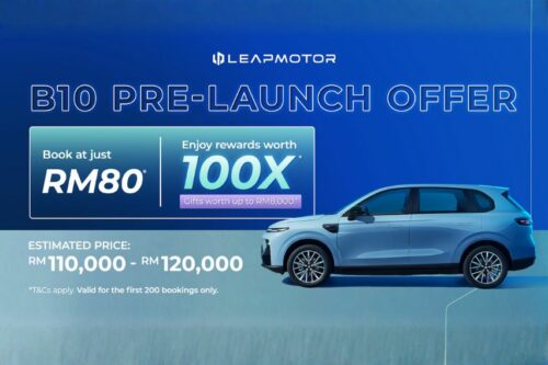 Leapmotor B10 EV bookings open in Malaysia; est. price revealed