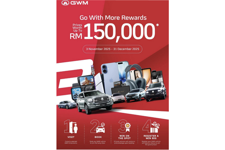 GWM Malaysia exclusive lucky draw RM150,000