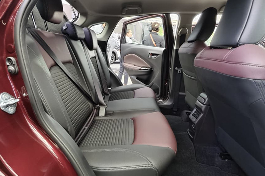 Suzuki Fronx rear seats view Malaysia