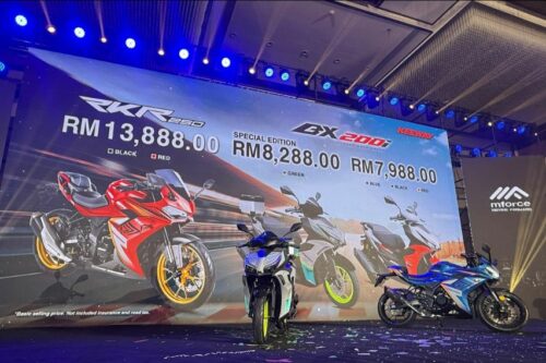 Keeway BX200i, BX200i SE and RKR 250 launched in Malaysia 