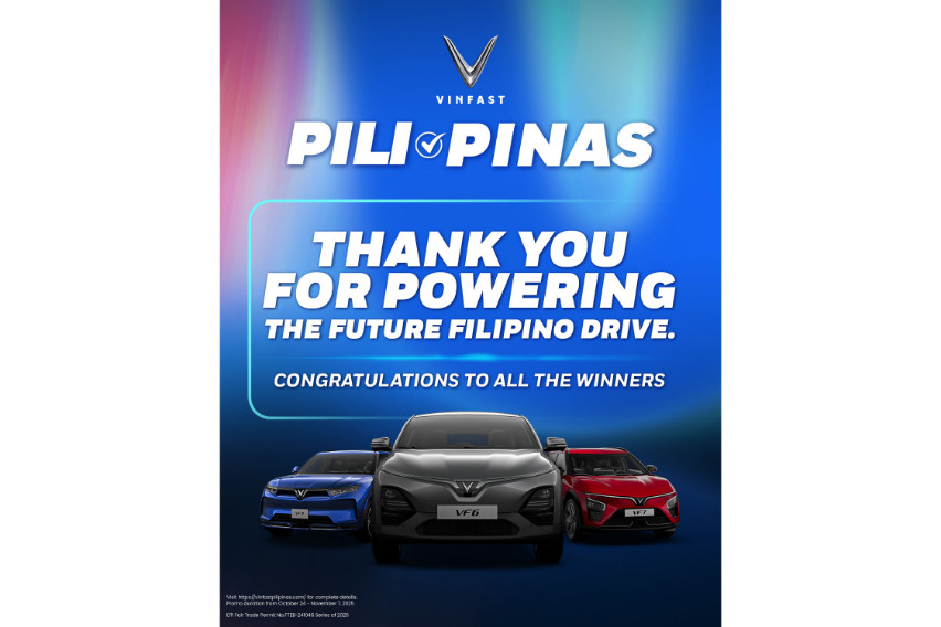 VinFast PH gives approx. P5.1-M in prizes to ‘PiliPinas’ winners