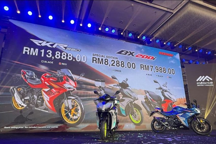 Keeway BX200i and RKR 250