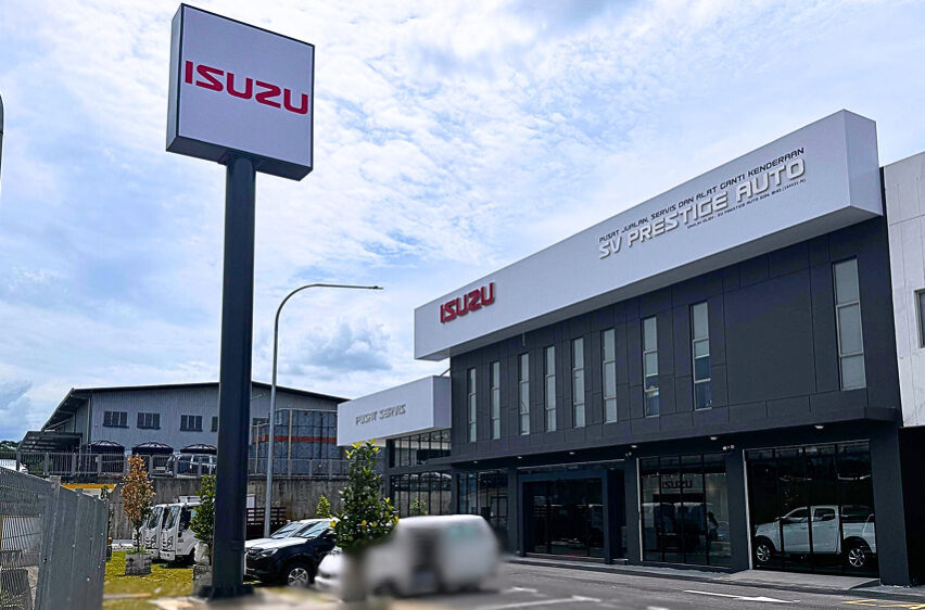 New Isuzu 4S Centre in Balakong by SV Prestige Auto now open