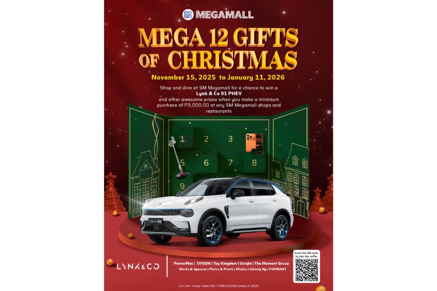 SM Megamall x lynk & Co 12 Gifts of Christmas