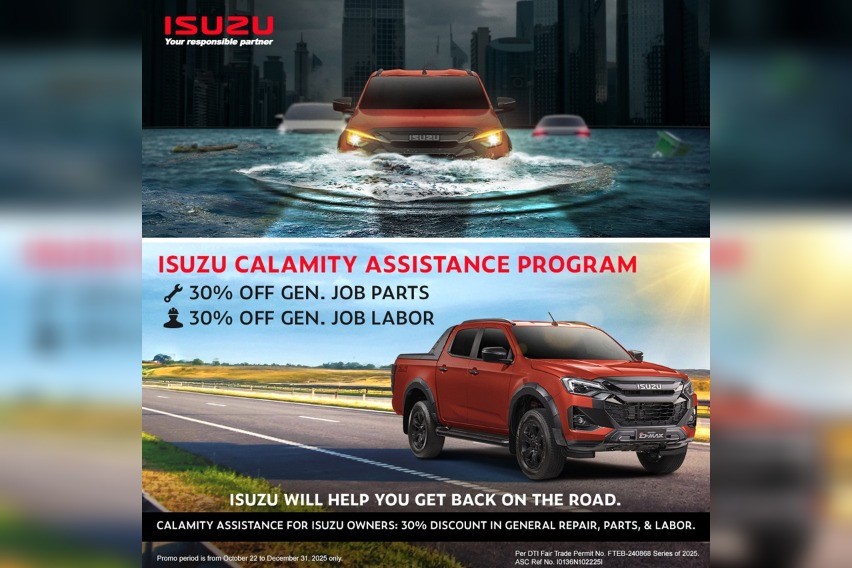 Isuzu PH launches calamity assistance program to customers