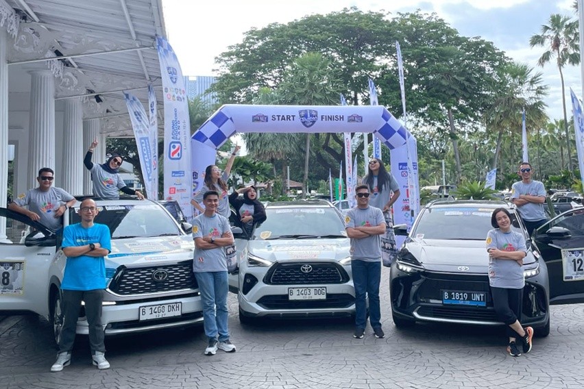 Dari bZ4X hingga Yaris Cross HEV, Armada Elektrifikasi Protect SSRT Berjaya di City Rally 2025