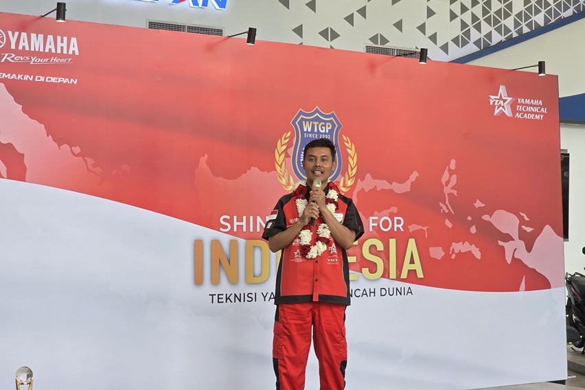 Robert B Simanullang juara 3 di Yamaha World Technician Grand Prix (WTGP) 2025