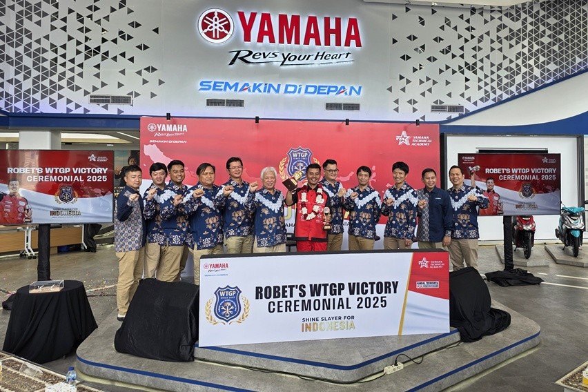 Robet B Simanullang Juara 3 Yamaha World Technician Grand Prix (WTGP) 2025