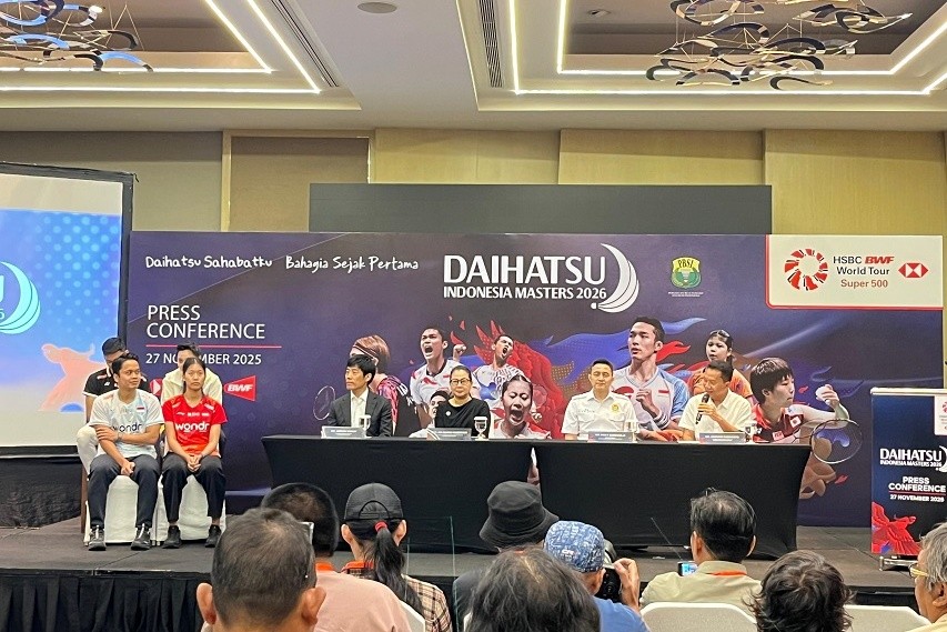Konferensi Pers Pembukaan Turnamen Bulu Tangkis Daihatsu Indonesia Masters 2026