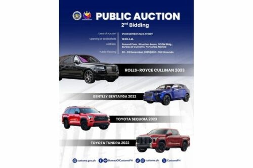 BOC to kick off 2nd round of auctions for Discaya car collection