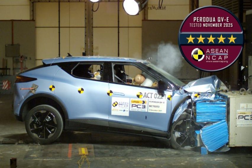 Perodua QV-E excels in safety with 5-star ASEAN NCAP rating 