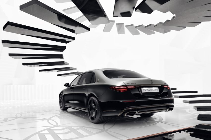 Mercedes-Maybach S580 4Matic Night Series rear