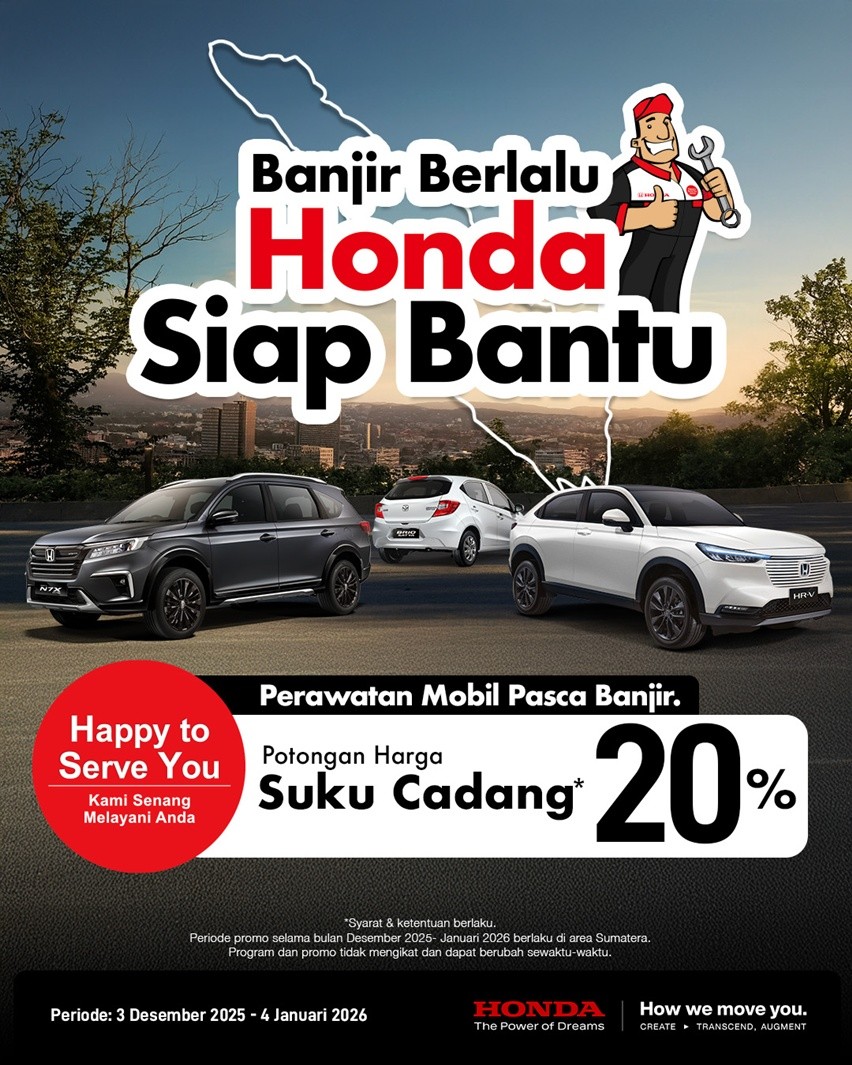 Honda Flood Service Program Sumatra dan Aceh