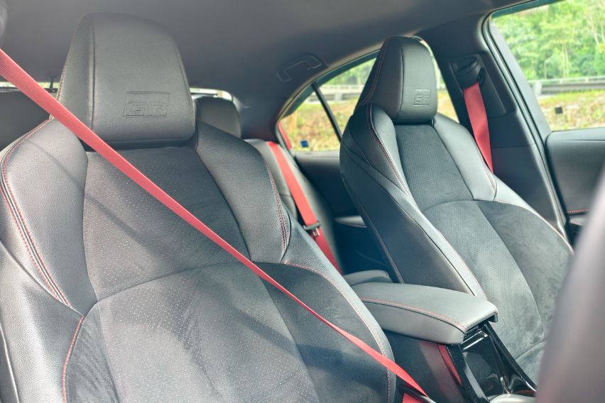 Toyota Corolla Altis GR Sport seats