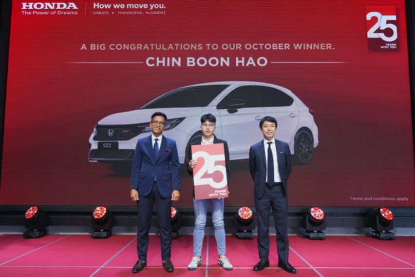 Honda Malaysia’s “Because of You” campaign: Lucky winners