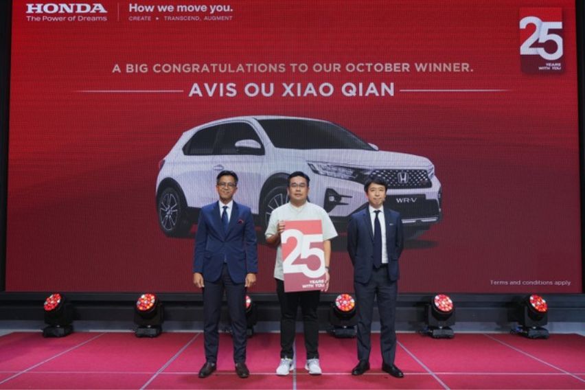 Honda Malaysia’s “Because of You” campaign: Lucky winners