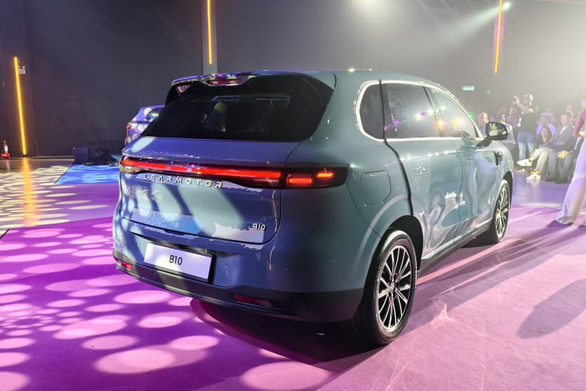 Leapmotor B10 rear view Malaysia