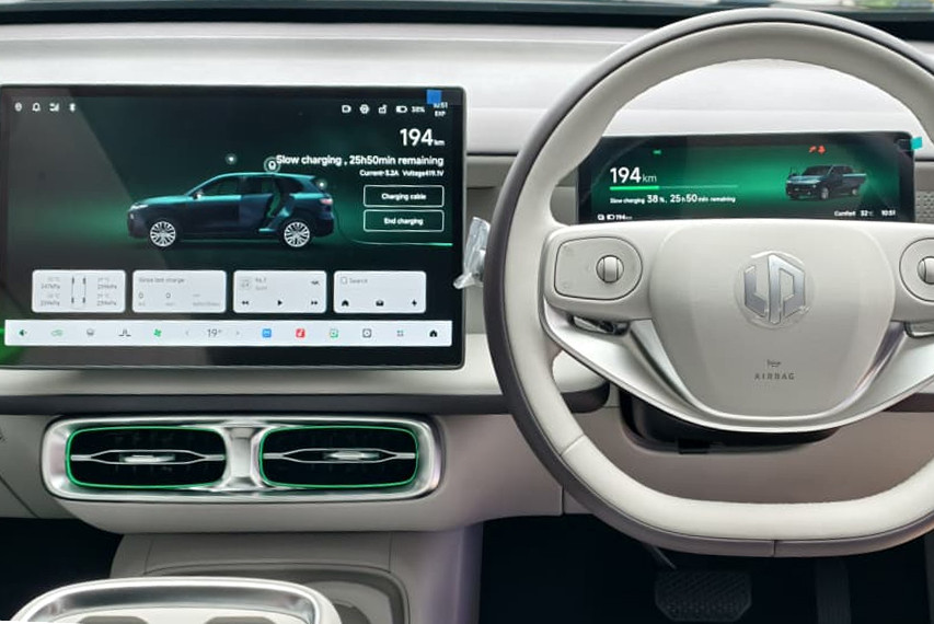 Leapmotor B10 infotainment screen