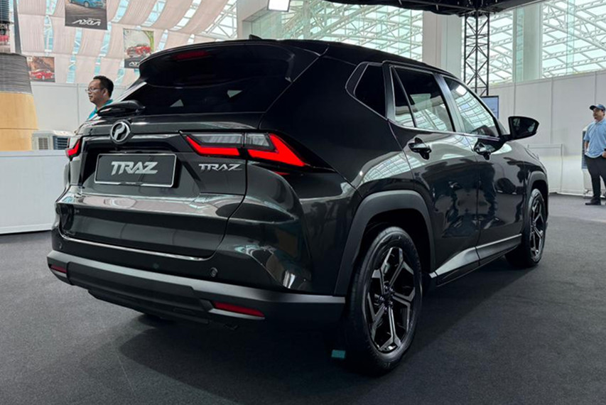 Perodua TRAZ rear view