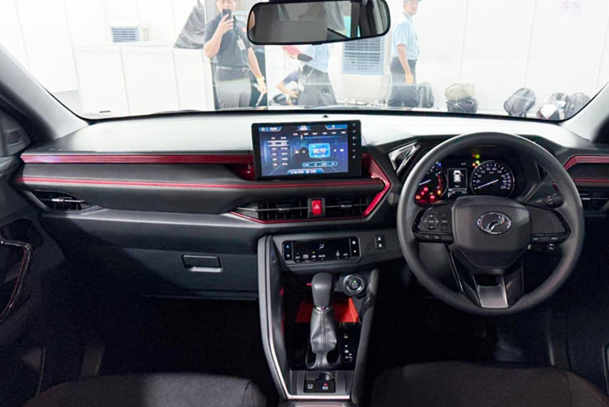 Perodua TRAZ interior view