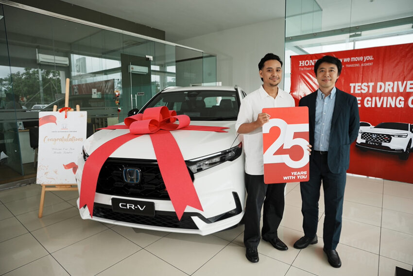 Honda Malaysia announces November winners for “Because of You” campaign, Civic and CR-V prizes handed over