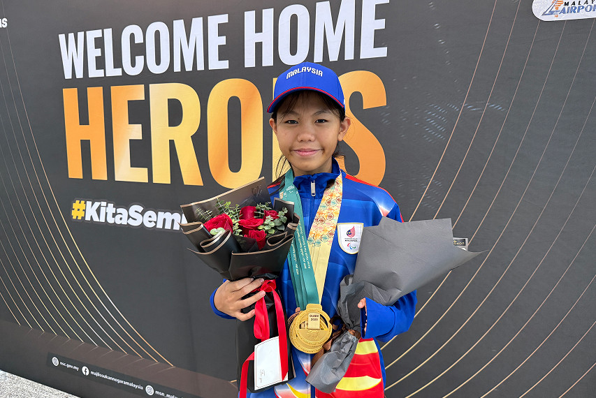 Swimmer Elysha Cheong Hui Yin won four golds plus a bronze