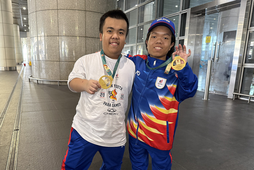 Cheah You Zhou and Ahmed Shahputra Abdul Rahim  Asian Para Youth games 2025
