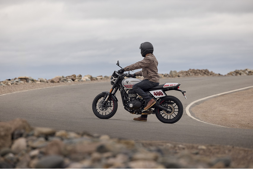 Triumph Tracker 400 side profile